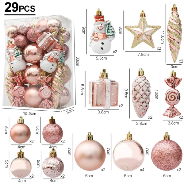 Robustes Weihnachtsdeko Set für Zuhause