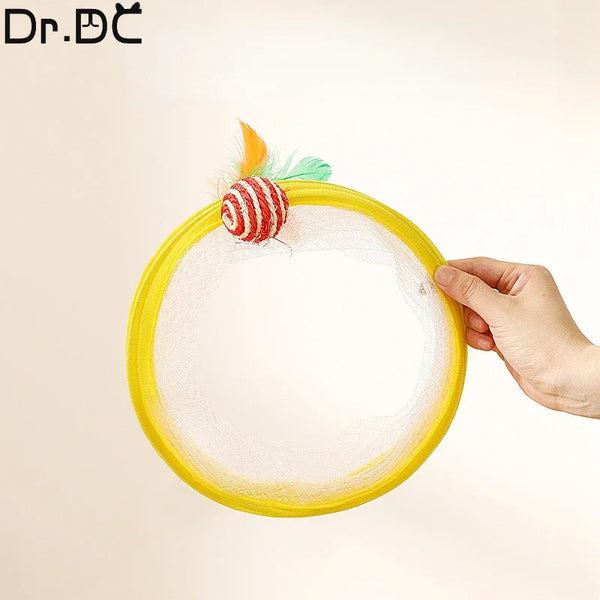 Bunter Katzentunnel Spielspaß