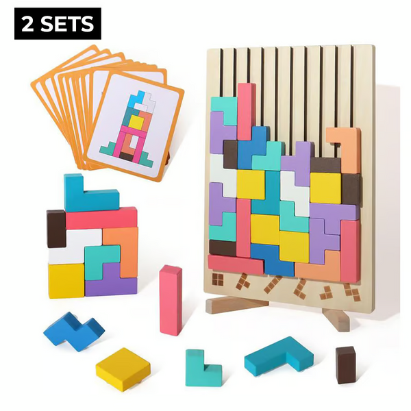 Montessori Holz Tetris Spiel